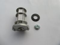 Basishalter, Messerhalter, Set mit Riemenscheibe
